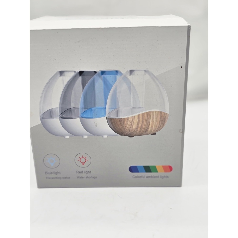 New in Box  K11 Ultrasonic Cool Mist Humidifier Tank Blue  Bedroom College Dorm